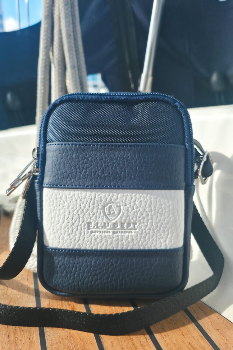 BLU messenger bag – navy blue, unisex, nautical style (0375-1) zdjęcie 1