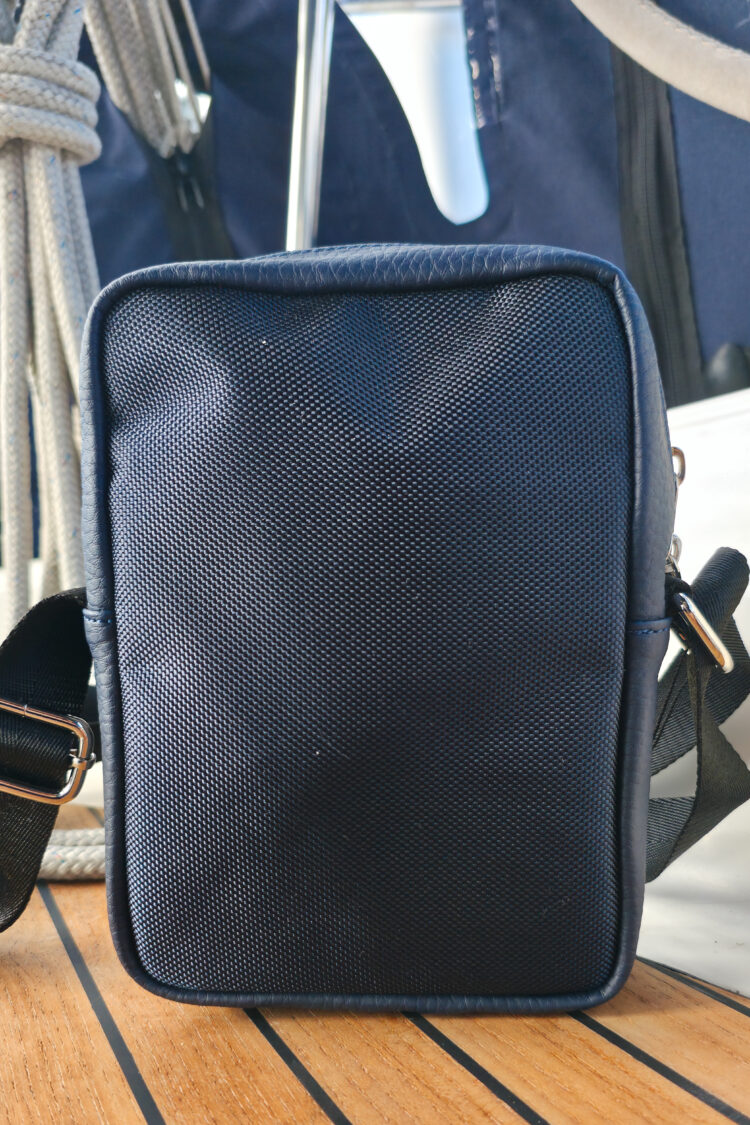 BLU DEPT men's navy blue messenger bag – nautical style, functionality and elegance (0374-4) zdjęcie 3