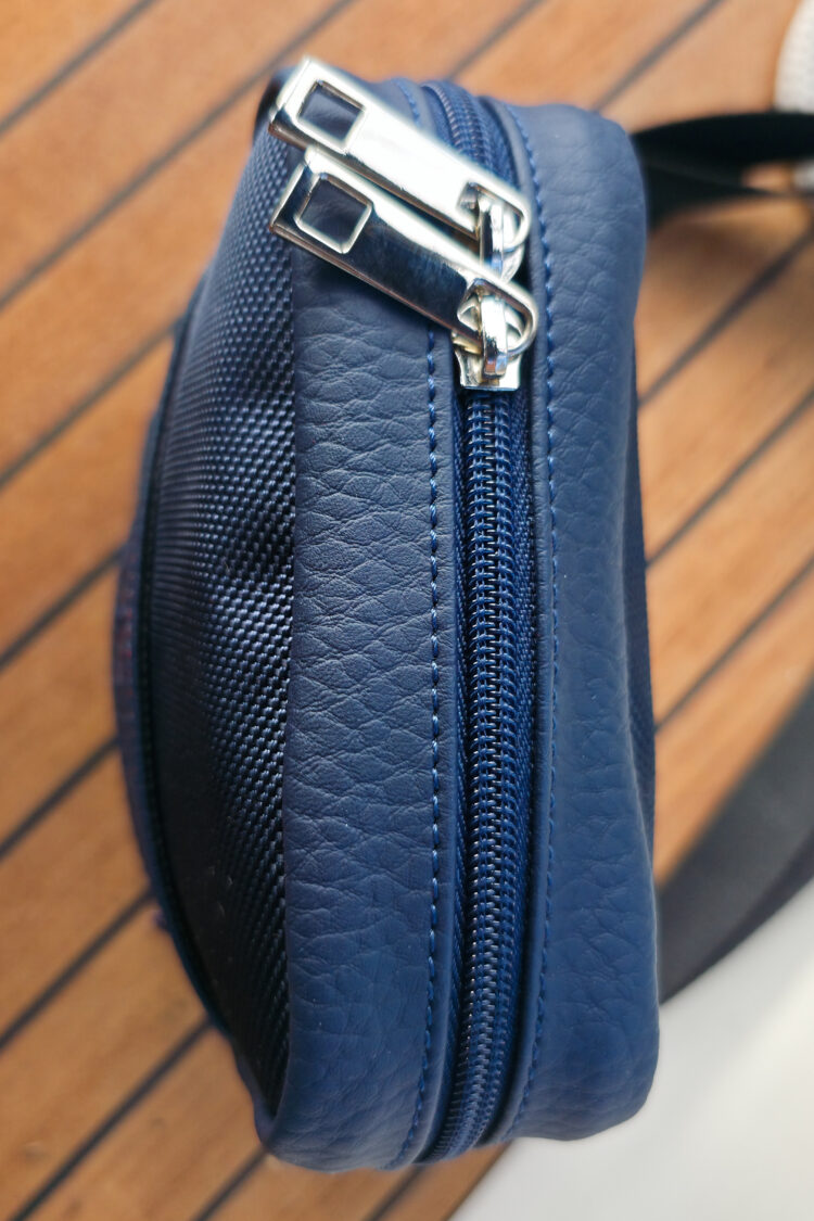 BLU DEPT men's navy blue messenger bag – nautical style, functionality and elegance (0374-4) zdjęcie 4