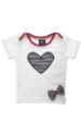 Koszulka niemowlęca BLU z serduszkiem – biała (1561) miniaturka 2